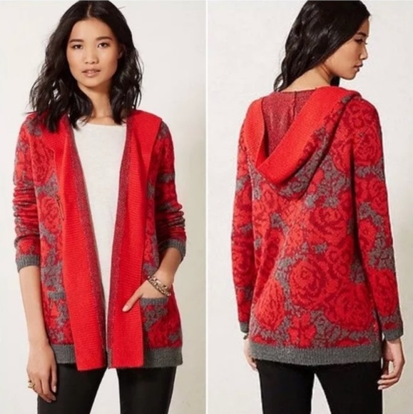 Anthropologie Sweaters - Anthropologie sparrow hooded sweater